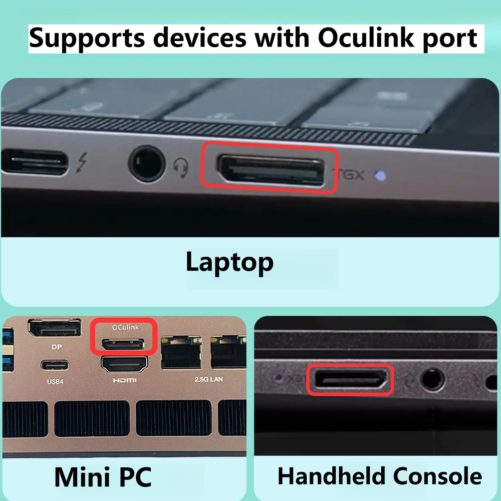 오쿨링크 eGPU 그래픽 카드 독 (노트북/미니 PC용 - Oculink Egpu Dock Graphics Card 리뷰 및 가격