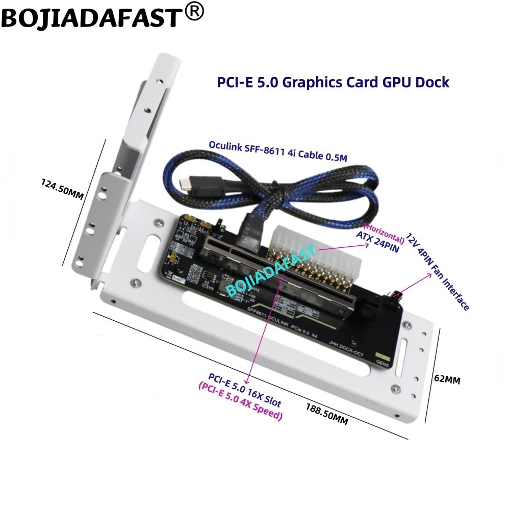 PCI-E 5.0 16X GEN5 어댑터 카드 OcuL - Oculink Egpu Dock Graphics Card 리뷰 및 가격