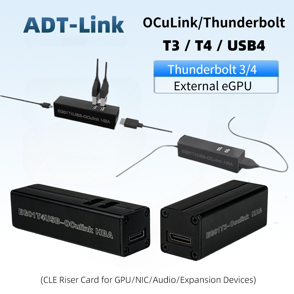 T3 / T4 OCuLink 썬더볼트 4 USB4 어댑 - Oculink Egpu Dock Graphics Card 리뷰 및 가격